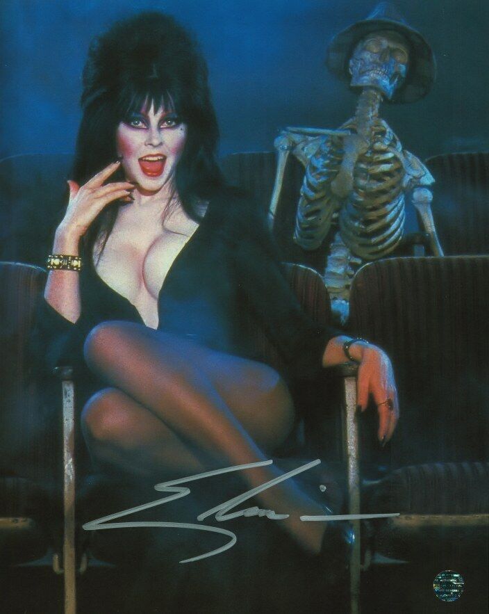 ELVIRA Autographed Original 8x10 Photo Poster painting LOA TTM