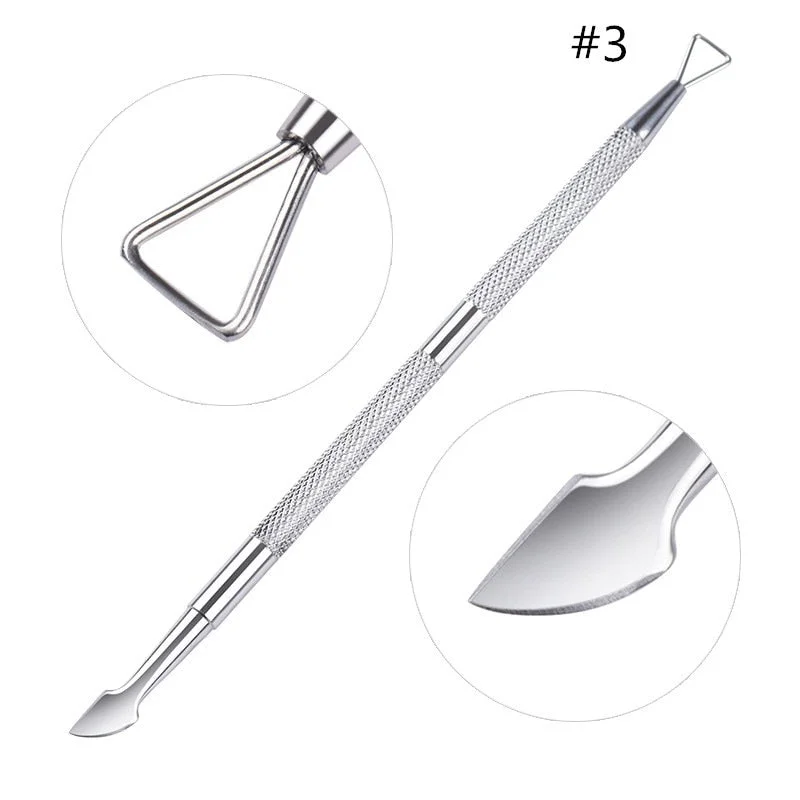 10/20/50/100pcs Wooden Cuticle Pusher Nail Rhinestone Remover Double Head Portable Nail Art Cuticle Remover  Nail Tools-Nail Inspo