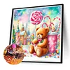 Diamond Painting -DIY Round Drill Candy Bear