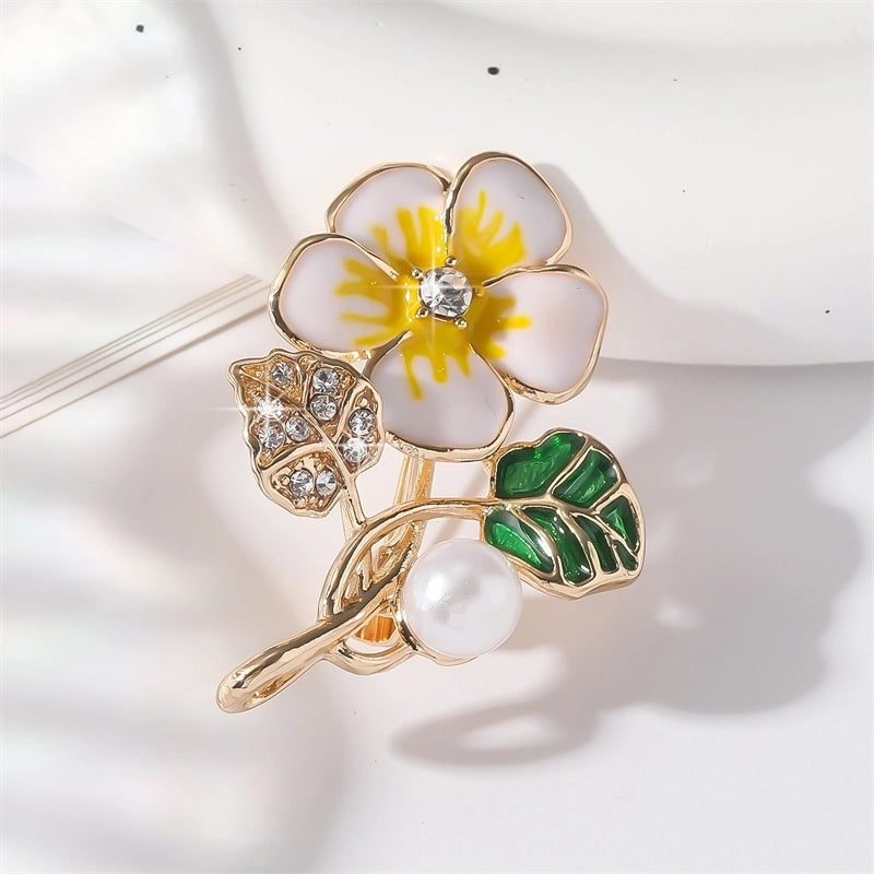 Elegant Princess Glam Flower Alloy Women’s Brooches