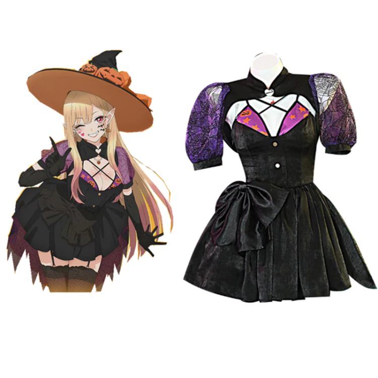My Dress-Up Darling Kitagawa Marin Cosplay Costume Dress Outfits Halloween Carnival Suit