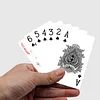 PVC waterproof and anti-folding competition poker narrow cards &middot; No.5028 slim style