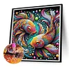 Diamond Painting-DIY Full Round Drill Fish