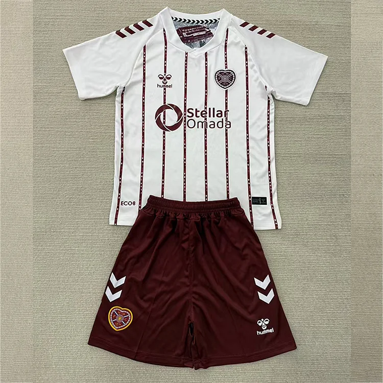Kids Hearts 25/26 Away Football Jersey