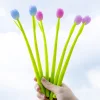 20PCS Creative Color Changing Cute Tulip 0.38mm Gel Pen School Opens Season Student Office Stationery