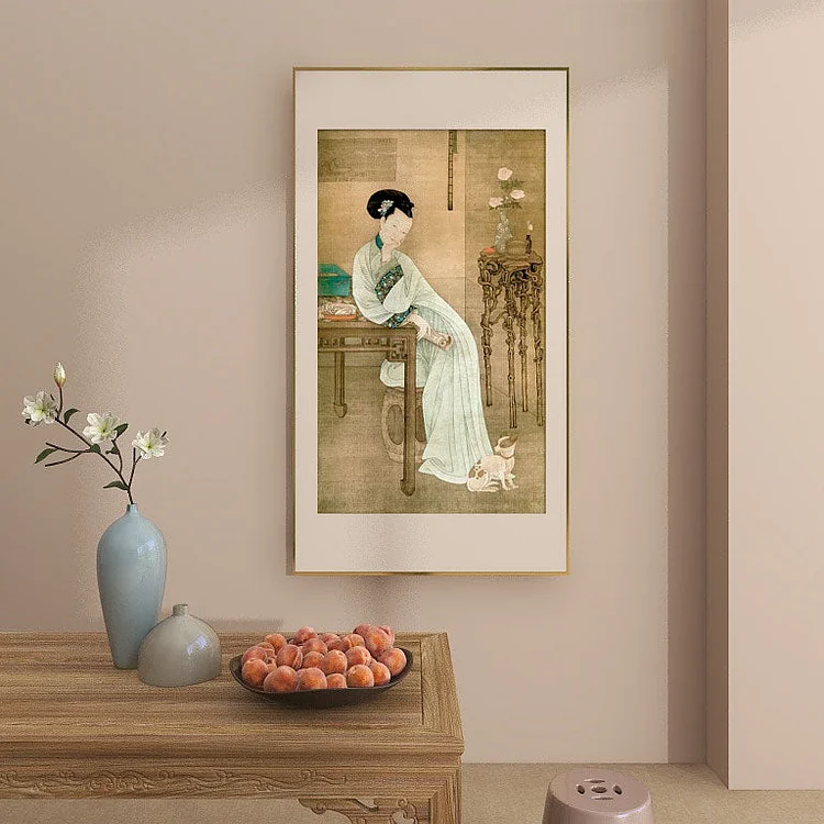 T7129 Read tired in Spring Pavilion - Giclee Fine Art Print