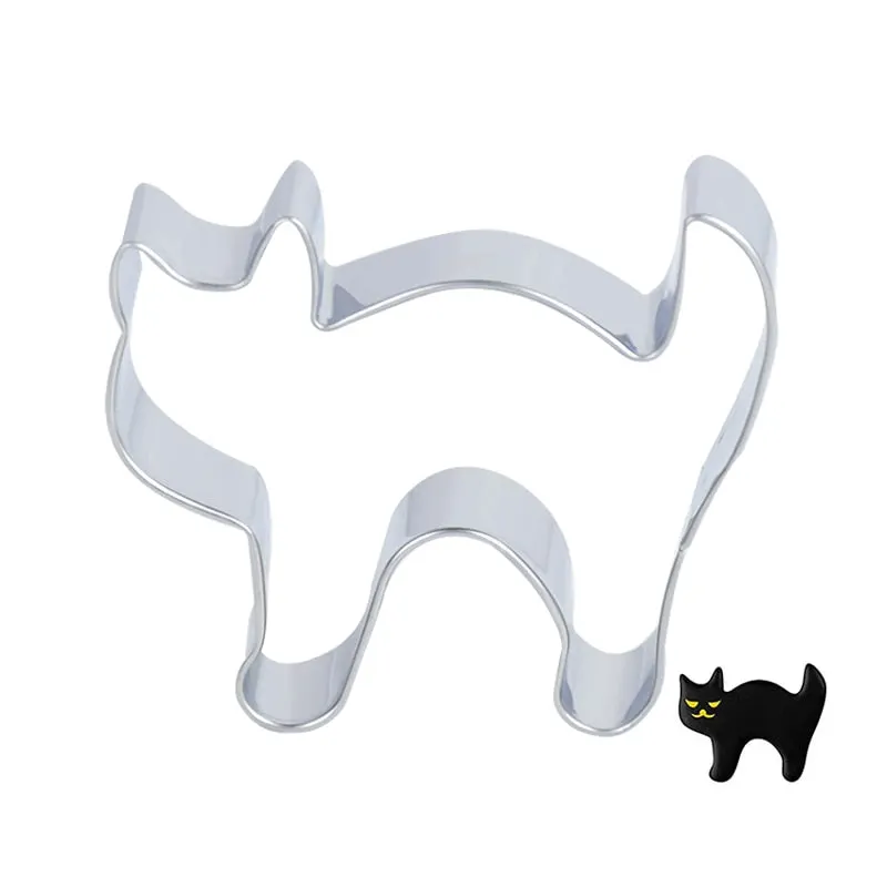Halloween Bat Ghost Cookie Cutter Cake Decorating Fondant Cutters Tool Cookies Biscoito Mold Baking Tool