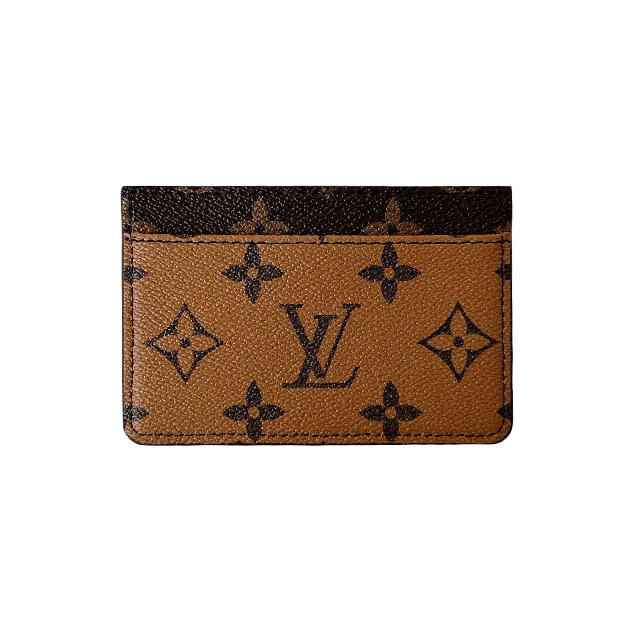 Louis Vuitton Monogram Two-Tone Card Holder | Luxury Designer Slim Wallet for Your Daily OOTD