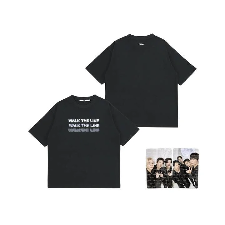 超希少☆ENHYPEN.ヨーロッパ限定.ユニフォーム.長袖.シャツ.Tシャツ.L