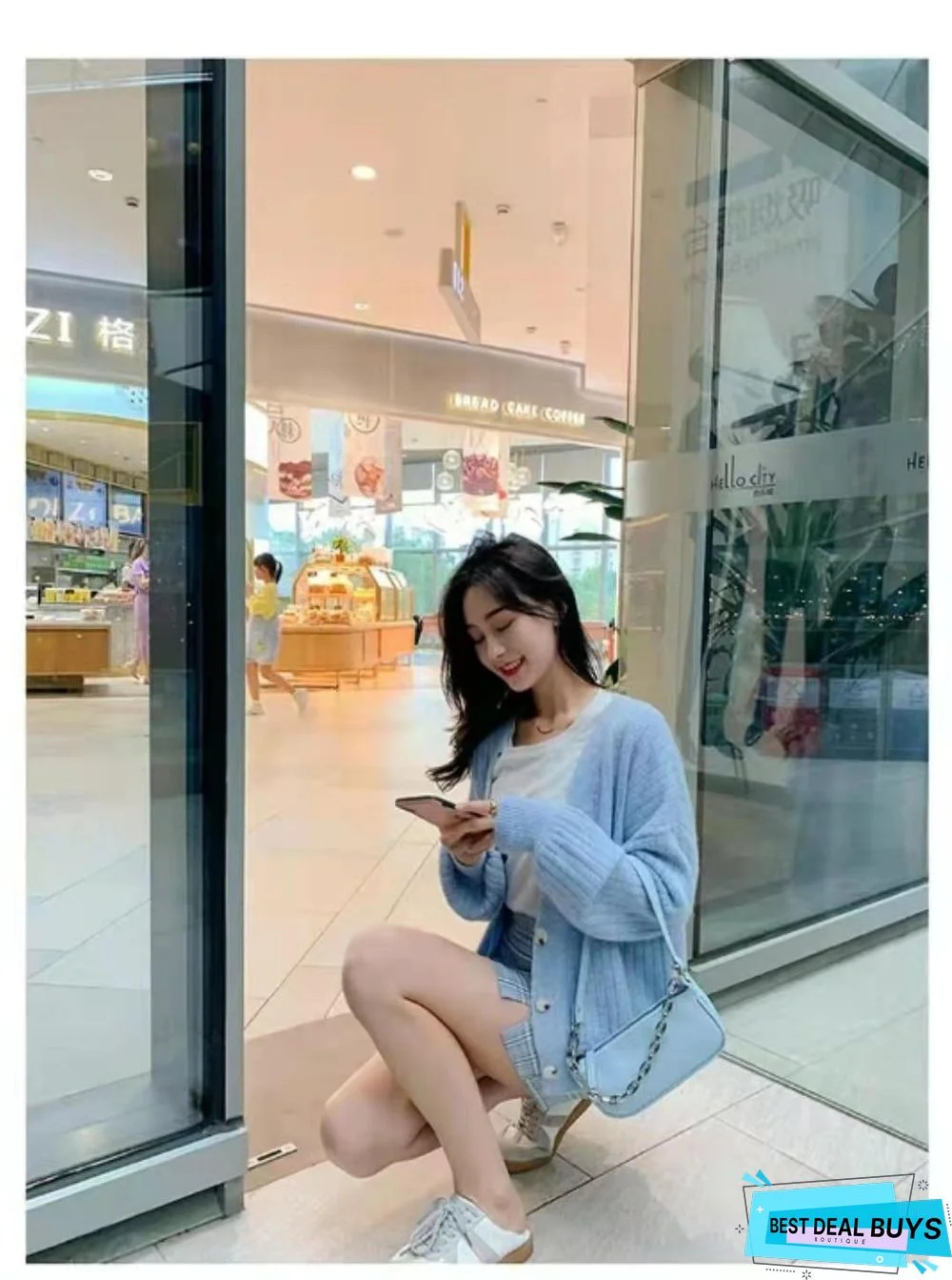 Small Fresh Pit Strip Loose Cashmere Knitted Top