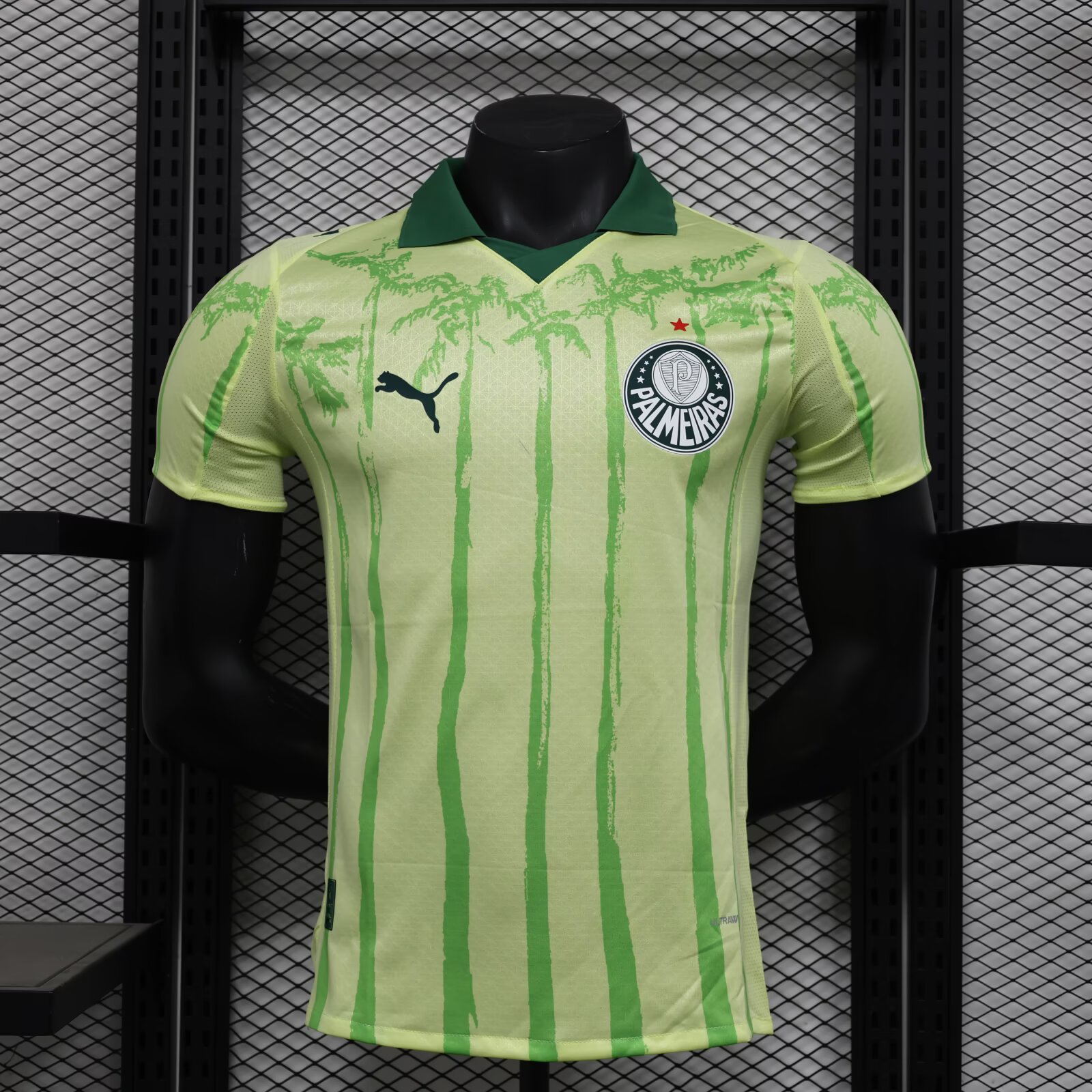 2025/2026 Player Version Palmeiras Away Football Jersey 1:1 Thai Quality（The player version jersey is a bit tight, please pay attention to the size selection）