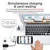 4 in 1 SD Card Reader for iPhone ipad Android Mac PC Camera