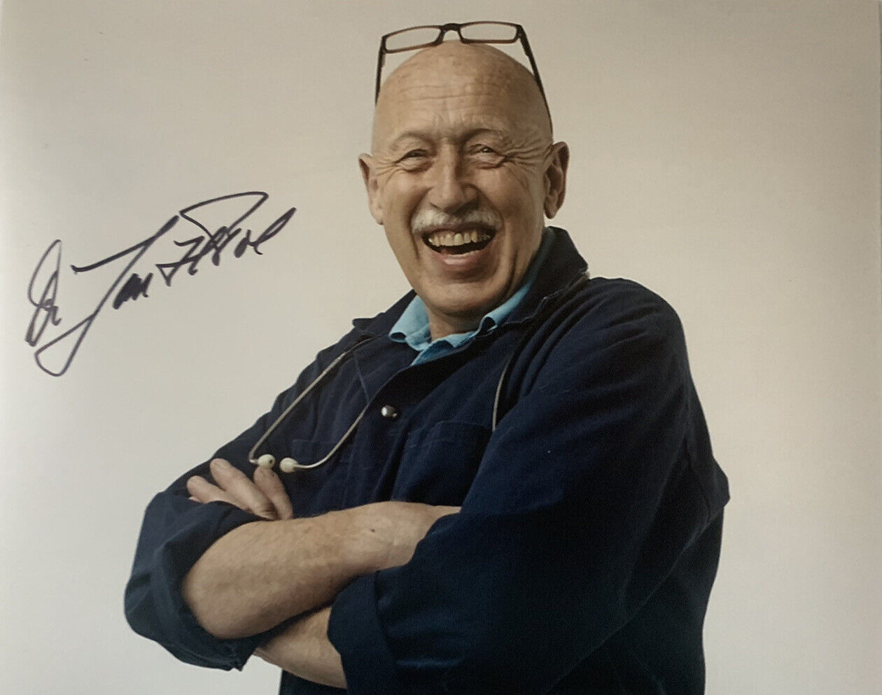 DR JAN POL HAND SIGNED 8x10 Photo Poster painting VETERINARIAN TV SHOW AUTOGRAPH RARE COA