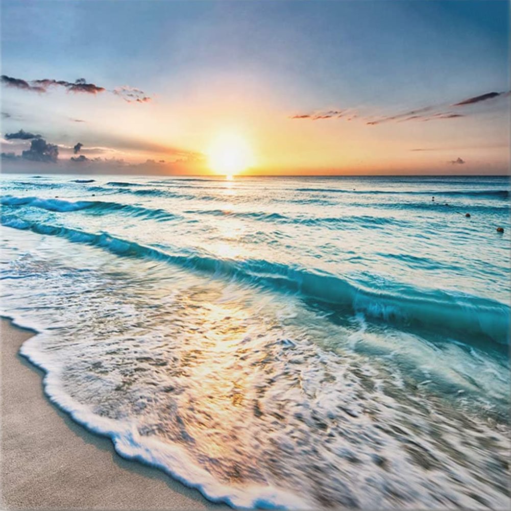Diamond Painting - Full Round - Sea Wave(30*30cm)
