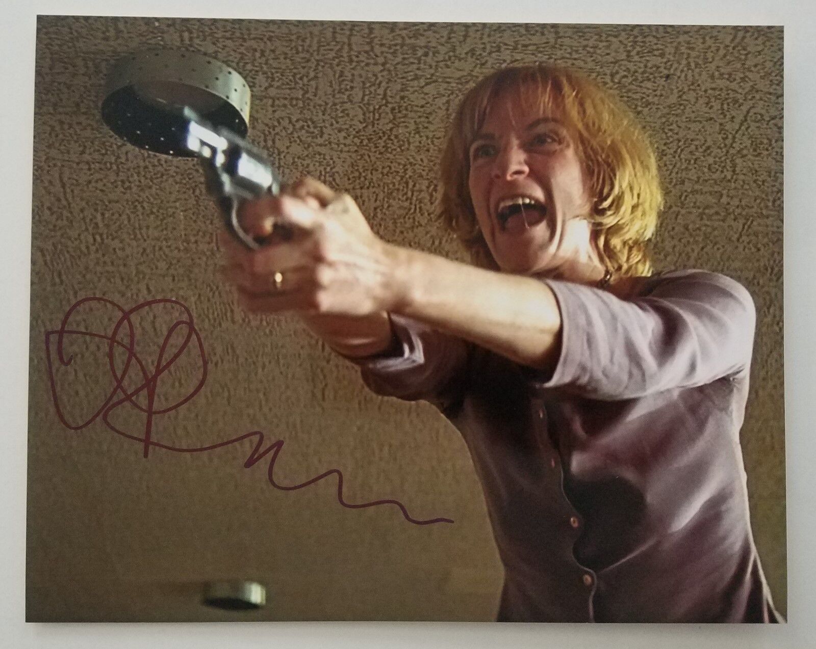 Amanda Plummer Signed 8x10 Photo Poster painting Actress Pulp Fiction Honey Bunny Iconic RAD