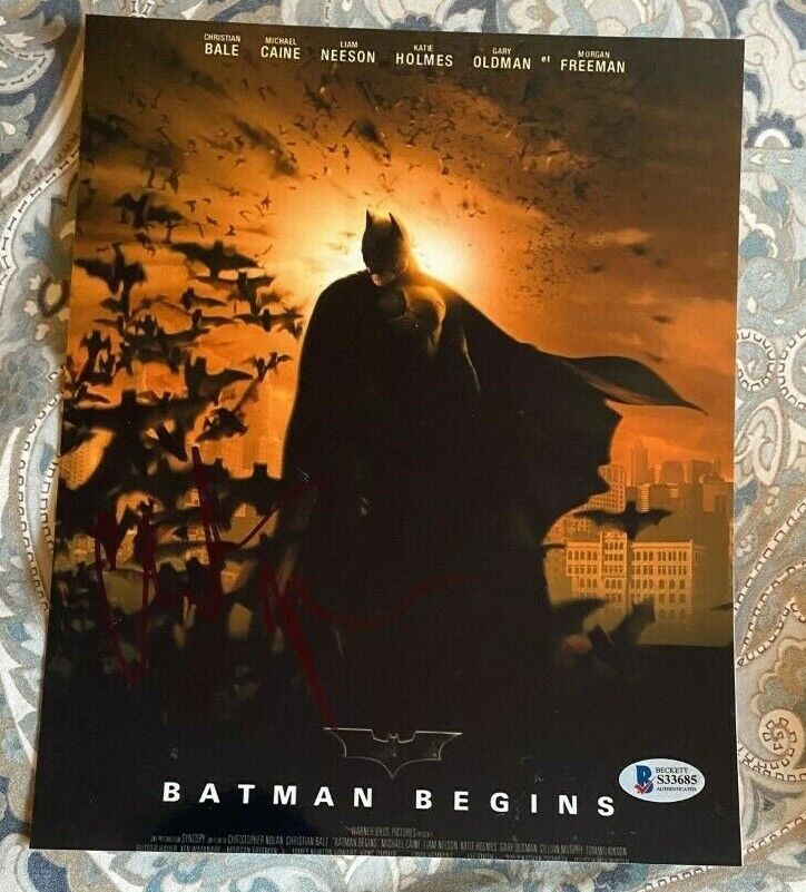 Christian Bale signed autographed 8x10 Photo Poster painting Batman Dark Knight Beckett COA