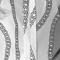 2022 New Design Women Office Blouse Turn Down Collar Long Sleeve Plus Size Clothes Chain Print Shirt Womens Tops And Blouses