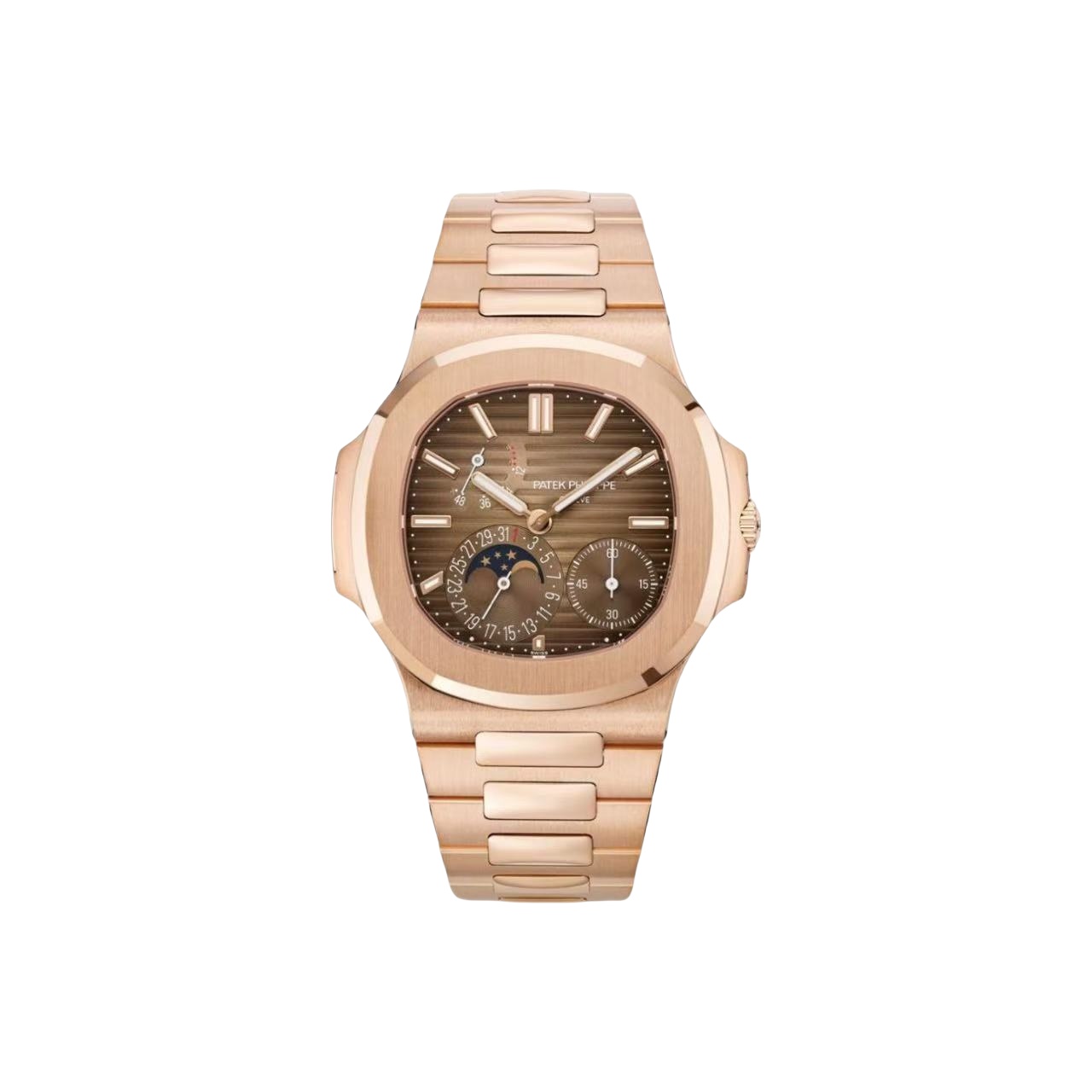 改裝定制 PPF廠 PATEK PHILIPPE 百達翡麗 運動優雅 NAUTILUS系列 鸚鵡螺 40mm 玫瑰金