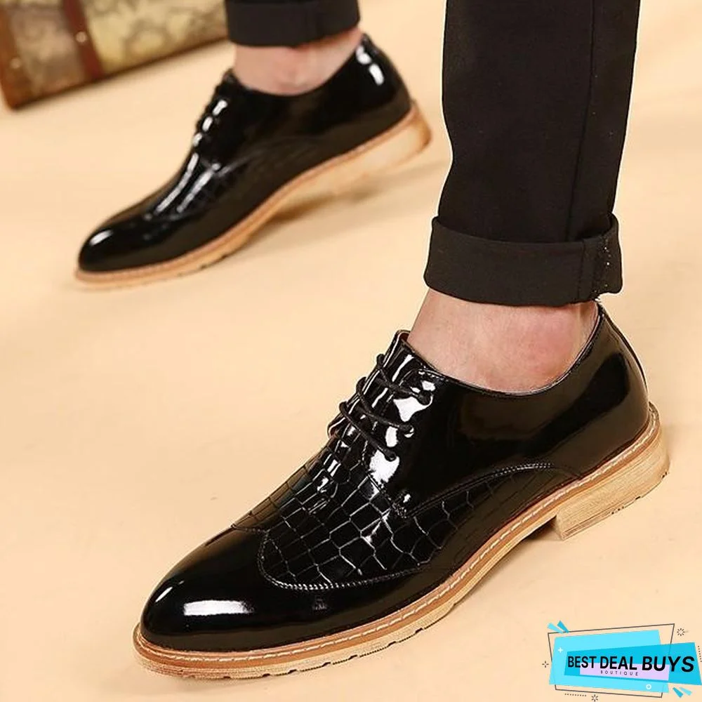 Men's Summer / Fall Daily Oxfords Microfiber White / Black