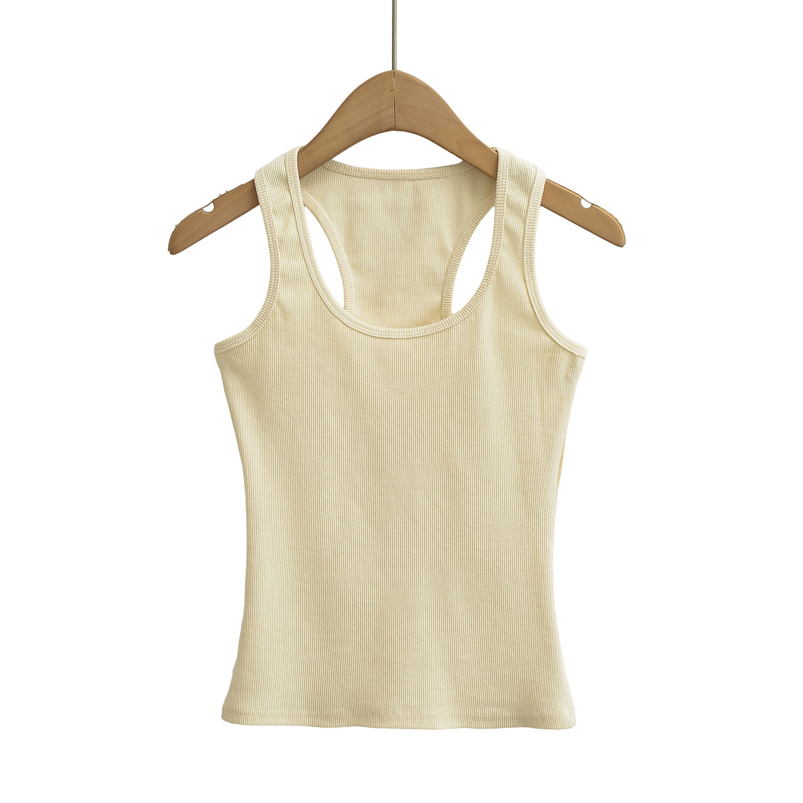 Prosperousluck Pure Desire Spicy Girl Sling Vest Women's 2025 Summer Slim Narrow Shoulder Square Neck Solid Thin Style Short Top XGFB