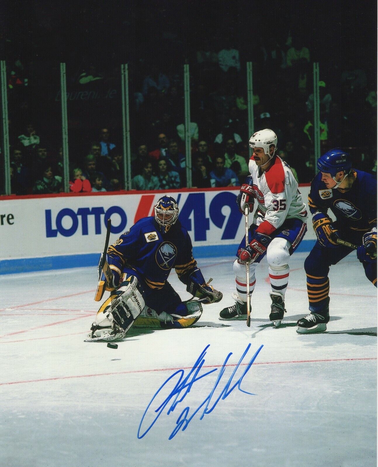 CLINT MALARCHUK SIGNED AUTOGRAPH BUFFALO SABRES 8X10 Photo Poster painting #3