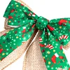 Festive Christmas Tree Gift Decor Double Layers Bowknot 