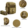 Molle Hüfttasche Mini Gürteltasche Taktisch Zubehörtasche Crossbody Tasche Multifunktional Beutel Handytasche zum Aufhängen Klein Tasche für Training Camping Reise Fitness Wanderung Radfahren