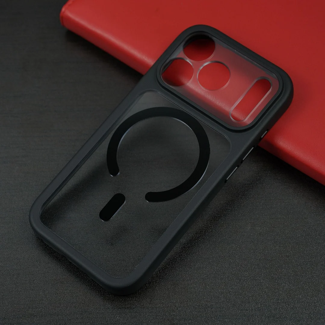 Suitable for iPhone 17 mobile phone case lens full package transparent magnetic Apple 17ProMax anti-fall protective cover cross-border