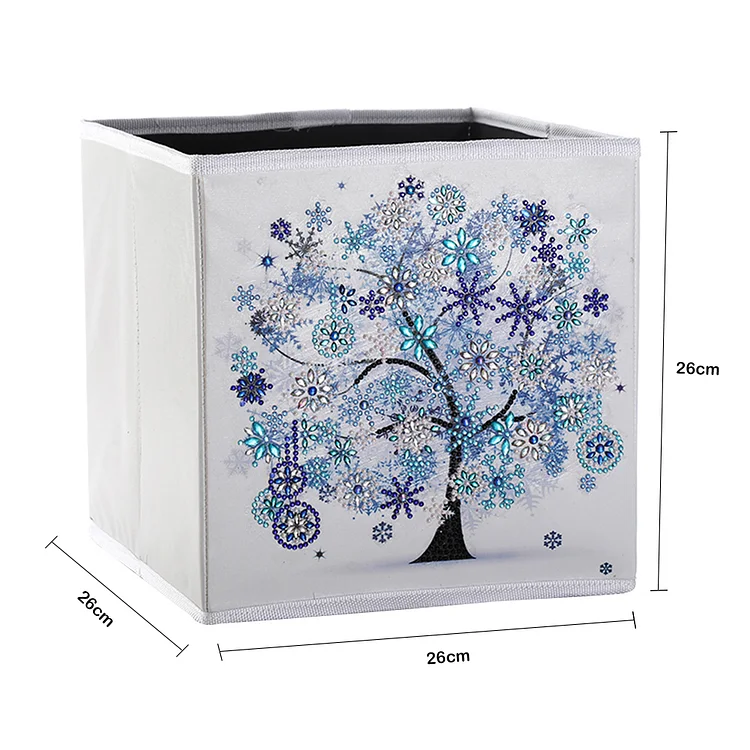 DIY Diamond Painting Storage Box Full Drill Cross Stitch Embroidery Diamond  Art Storage Case Foldable for Bedroom Home Art Craft