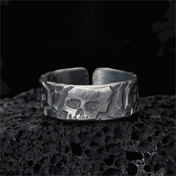 Sterling Silver Vintage Pure Skull Ring