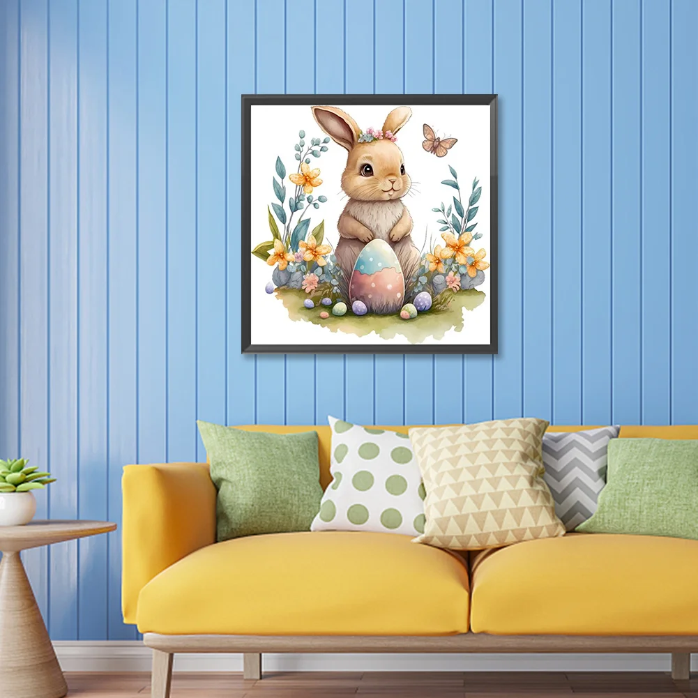 Diamond Painting - Full Round Drill - Rabbit(Canvas|30*30cm)