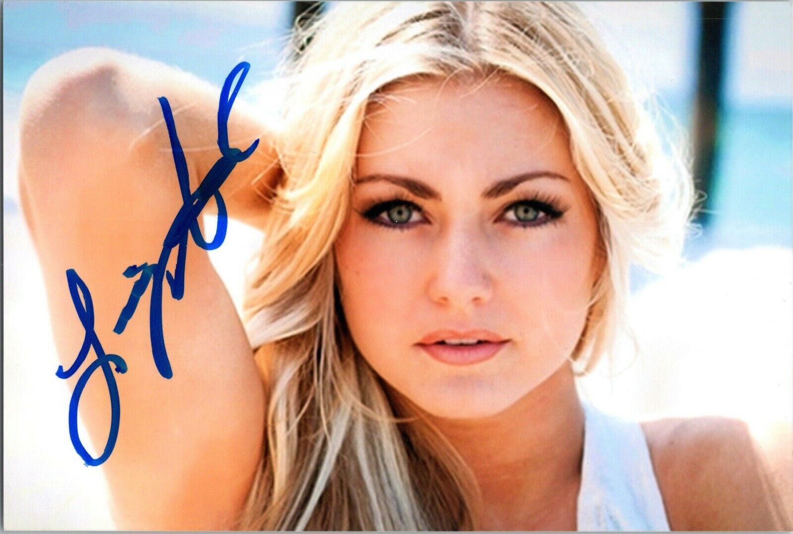 ~~ LINDSAY ARNOLD Authentic Hand-Signed DWTS 4x6 Photo Poster painting C ~~