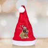 Diamond Painting Christmas Puppy Hat Comfort Soft for Adults Unisex