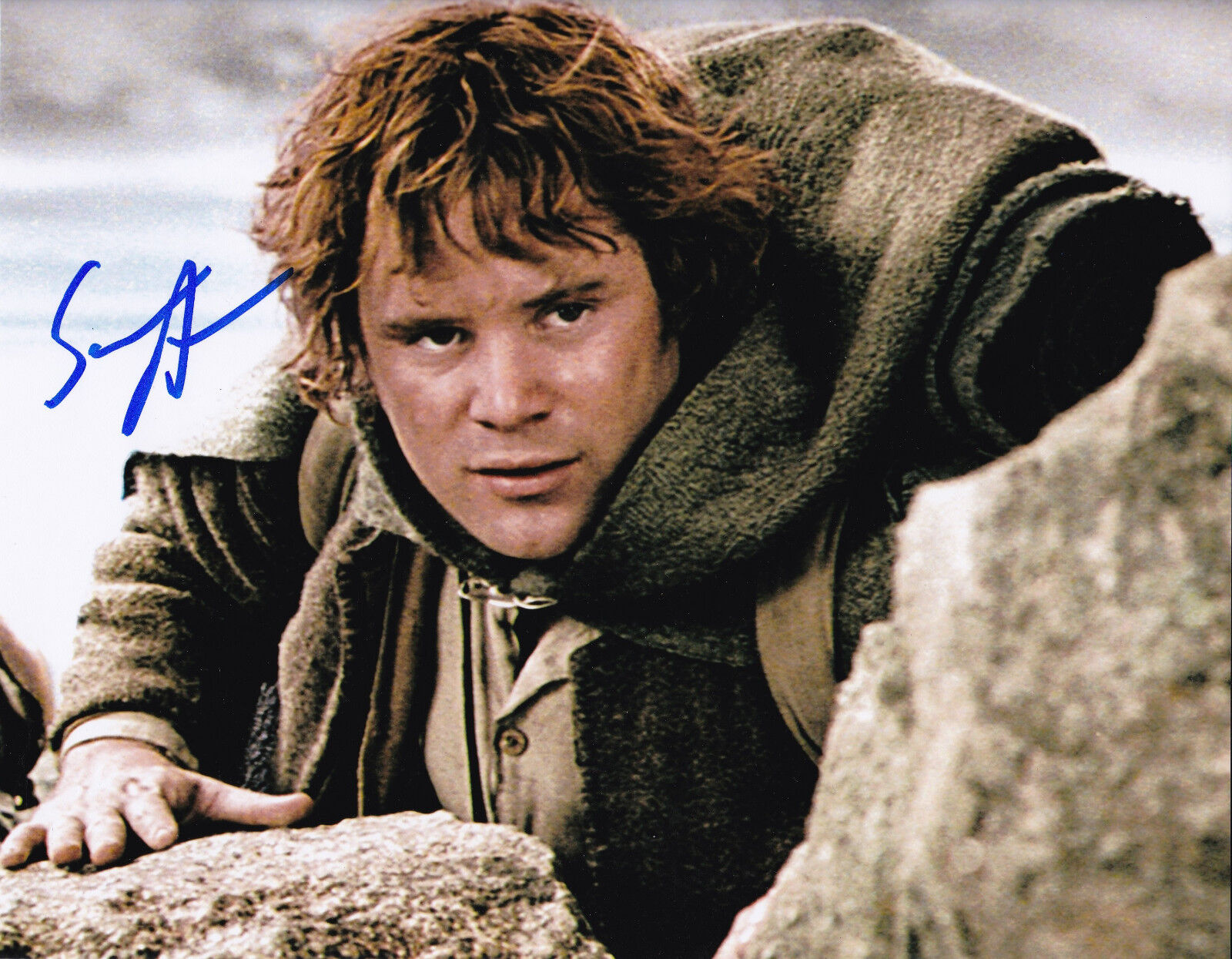 Sean Astin Signed 8x10 Inch Photo Poster painting The Goonies Lord of the Rings Video Proof