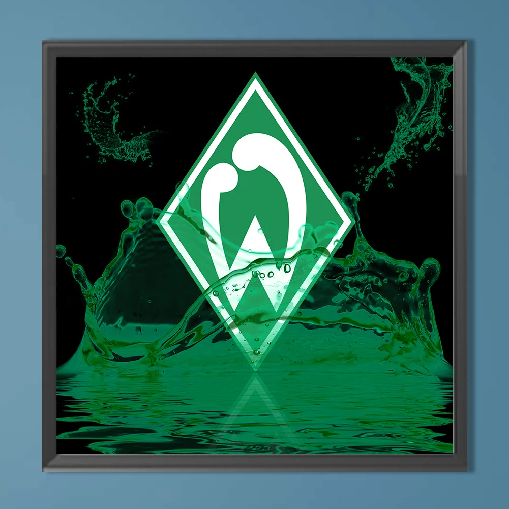 Diamond Painting - Full Round Drill - SV Werder Bremen(Canvas|40*40cm)