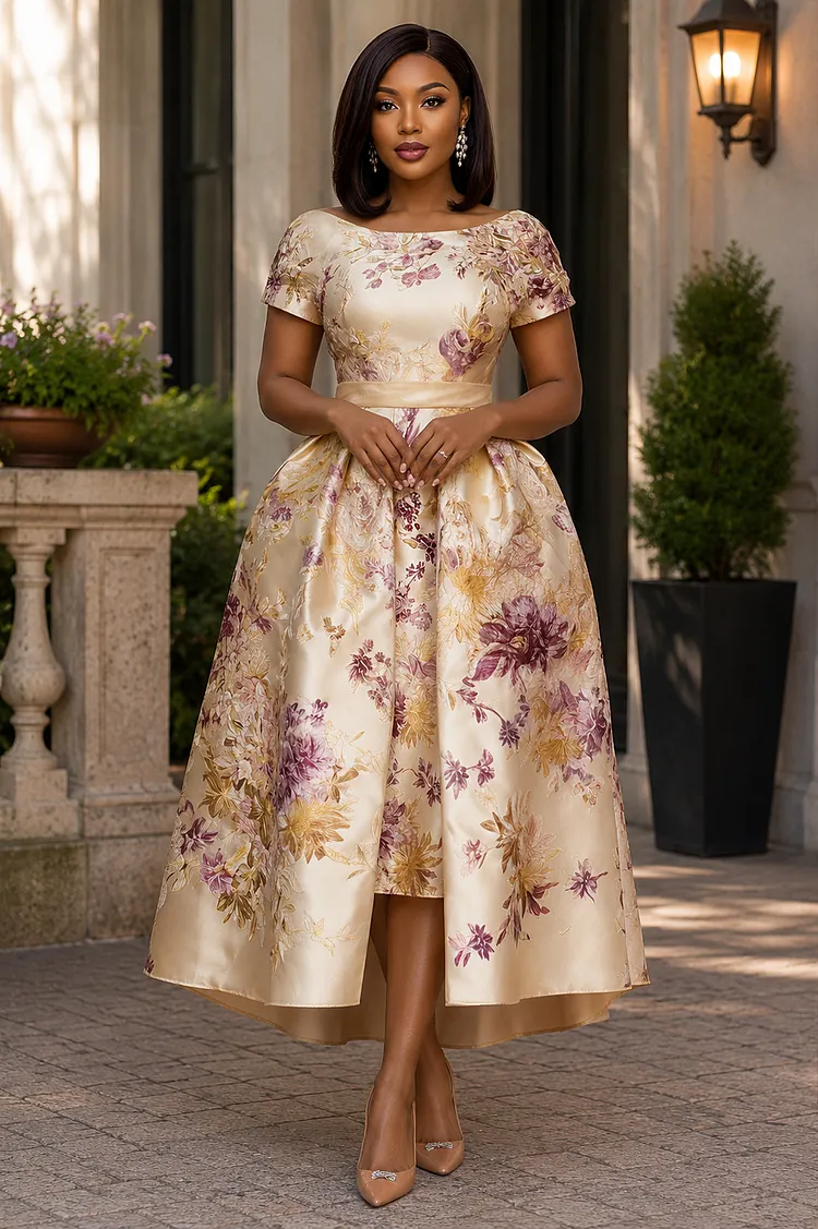 champagne midi dress for wedding Champagne Visions Of You Midi Dress