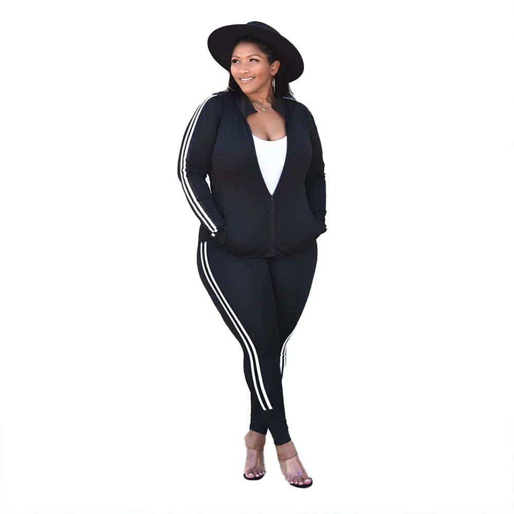 Plus Size Sets Women's Sweatsuits Winter Clothes Tracksuit 2 Piece Outfits Sweatshirt Sweatpants New 2021 Wholesale Dropshipping