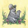Koala-Paint by Numbers Acrylic Painting 40*40CM