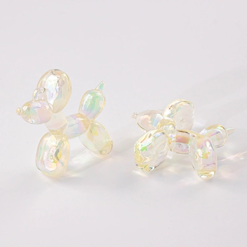 4 PCS/Package Arylic Dog Pendant