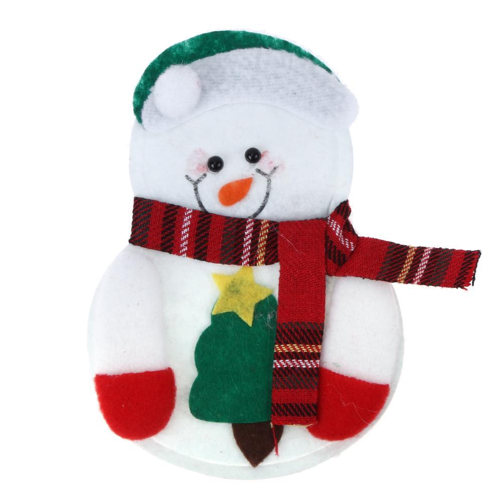 

6pc Christmas Snowman Cutlery Bags Dining Table Cutlery(Snowman 1), 501 Original
