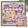 Purple Candy Shop-11CT Stamped Cross Stitch 40*40cm/15.75*15.75in