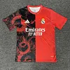 2025/2026 Real Madrid Dragon pattern Red and Black Football Jersey 1:1 Thai Quality