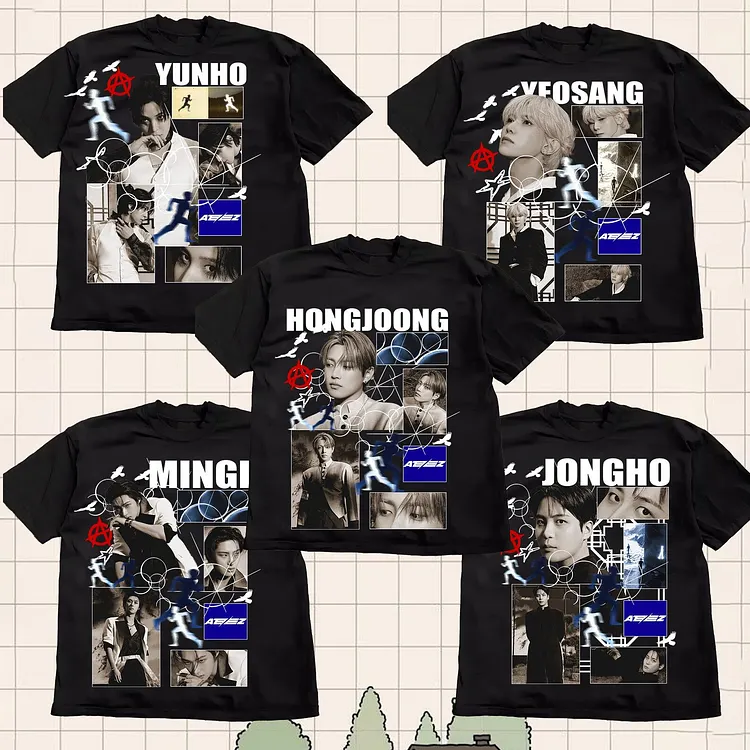 Ateez Golden Hour Part 4 Members T-Shirt