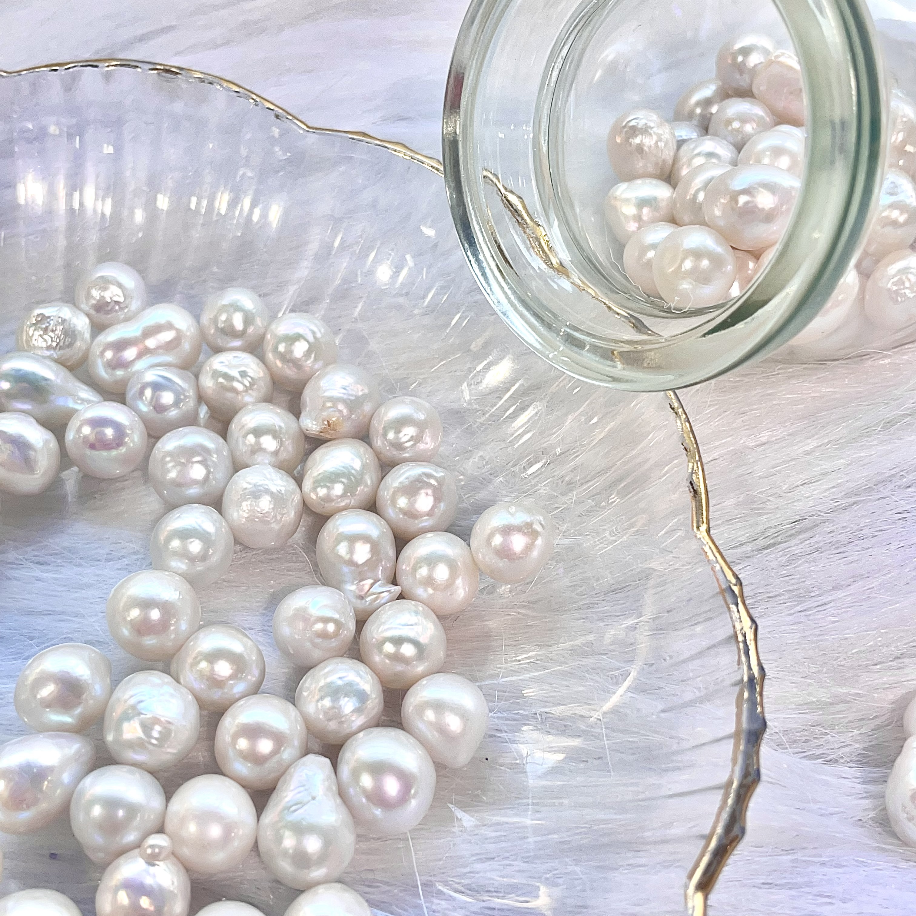 Pure Natural Freshwater Pearls 5pcs