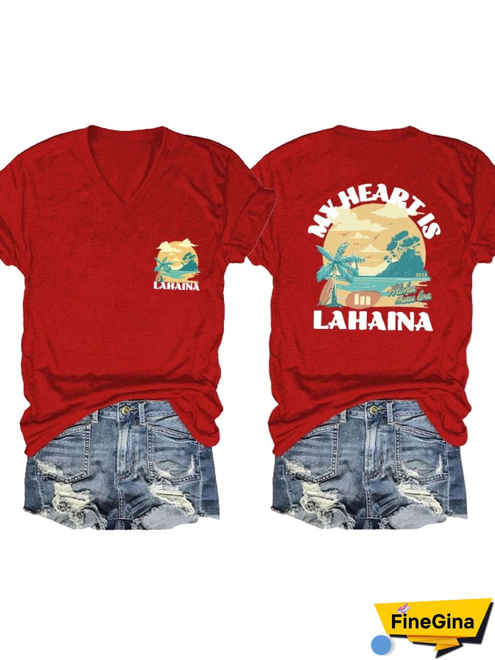 Women's Lahaina Strong Casual T-Shirt