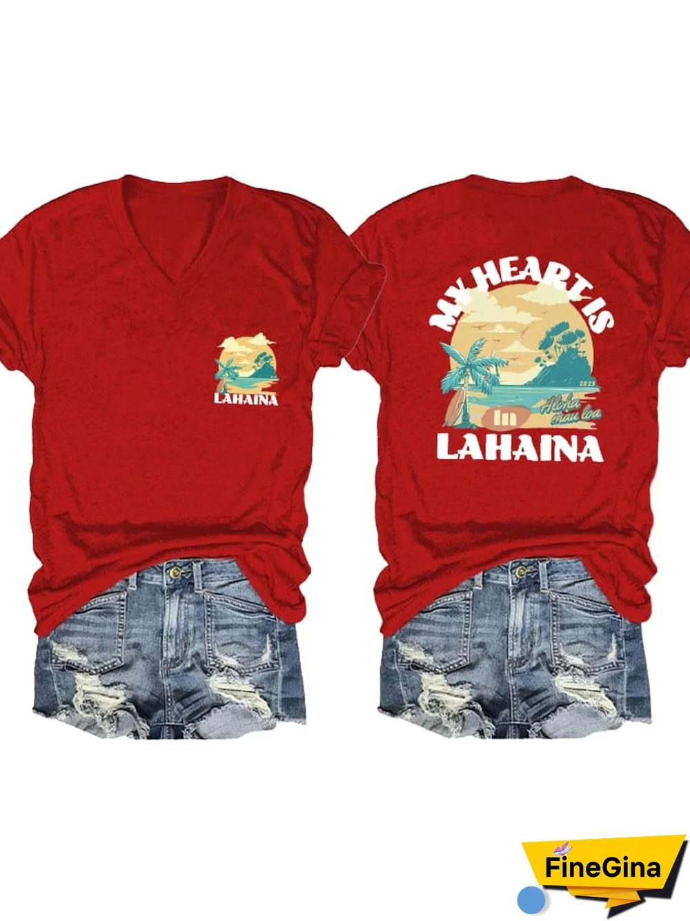 Women's Lahaina Strong Casual T-Shirt