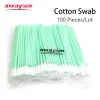 100pcs Industry Cotton Swab Cleaning Tools Anti-static Dust Off Nonwoven Fiber Laser Tools for Lens Protective Window