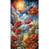 Diamond Painting-Round AB Drill Poppy(75*45CM)