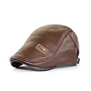 B&eacute;ret en cuir tendance pour homme