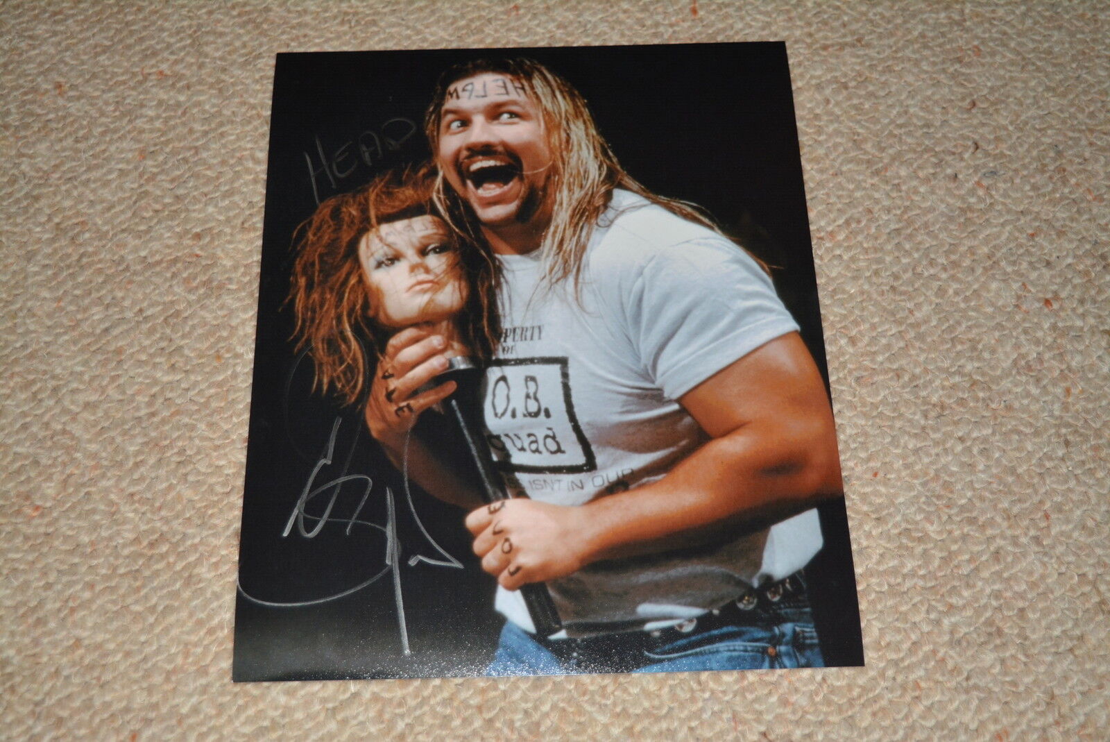 AL SNOW signed autograph In Person 8x10 20x25 cm WWE WCE WRESTLING LEGEND